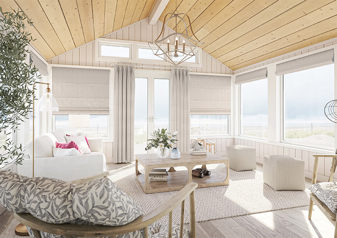 Tiverton, Ivory - Roman Blind - Image 6